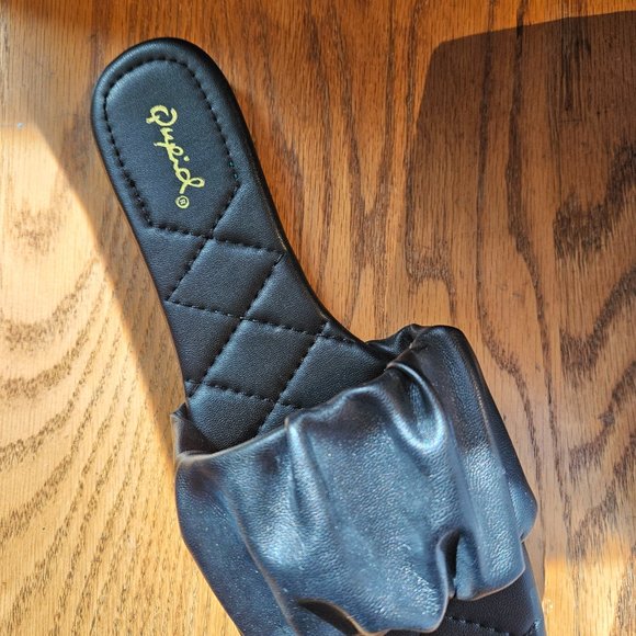 NIB Black Dressy Summer Sandals by Qupid, Size 8.5 - Picture 5 of 8